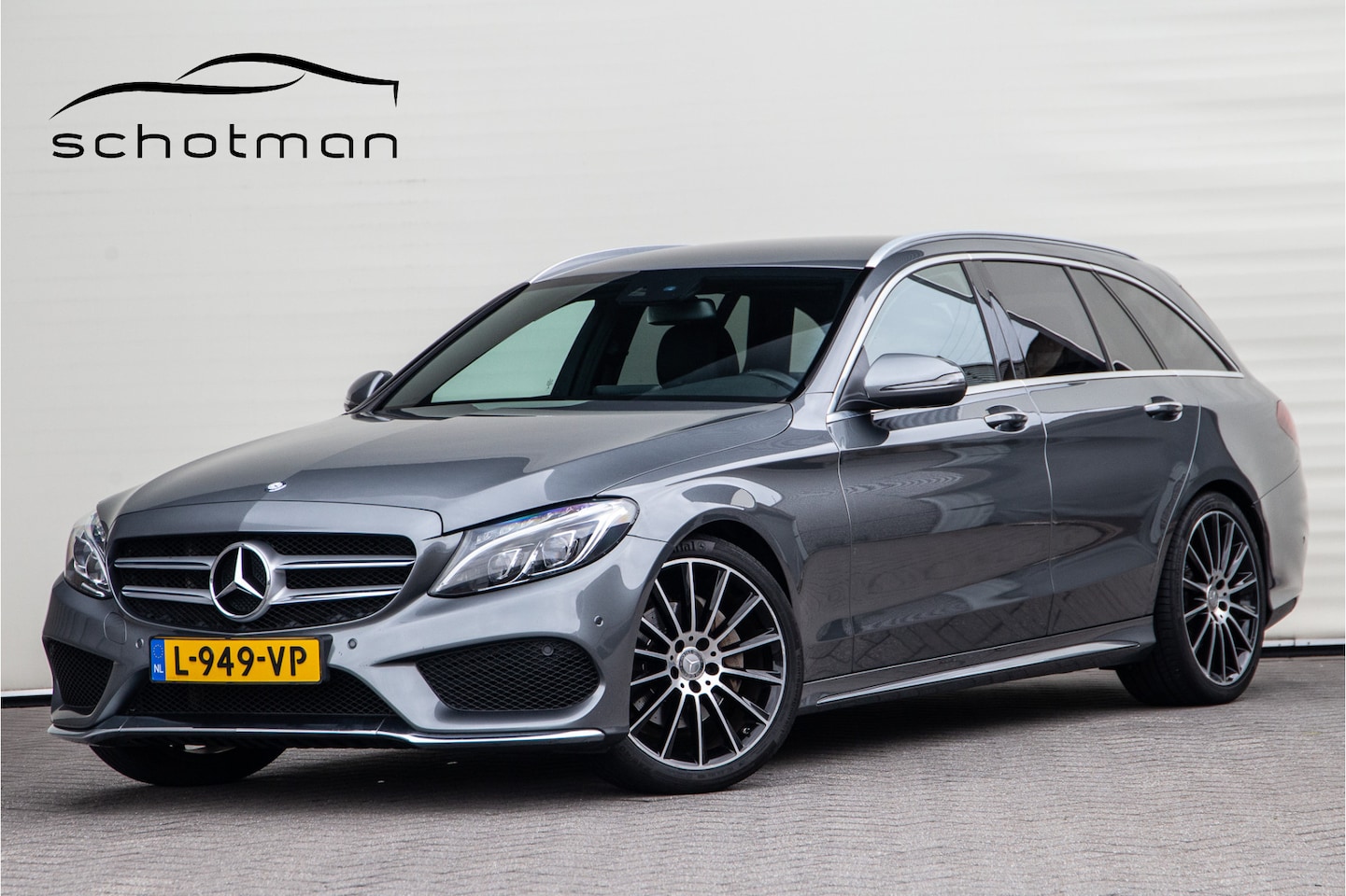 Mercedes-Benz C-klasse Estate - 200 AMG, Leder, Navi, Burmester, Camera, 2016 - AutoWereld.nl