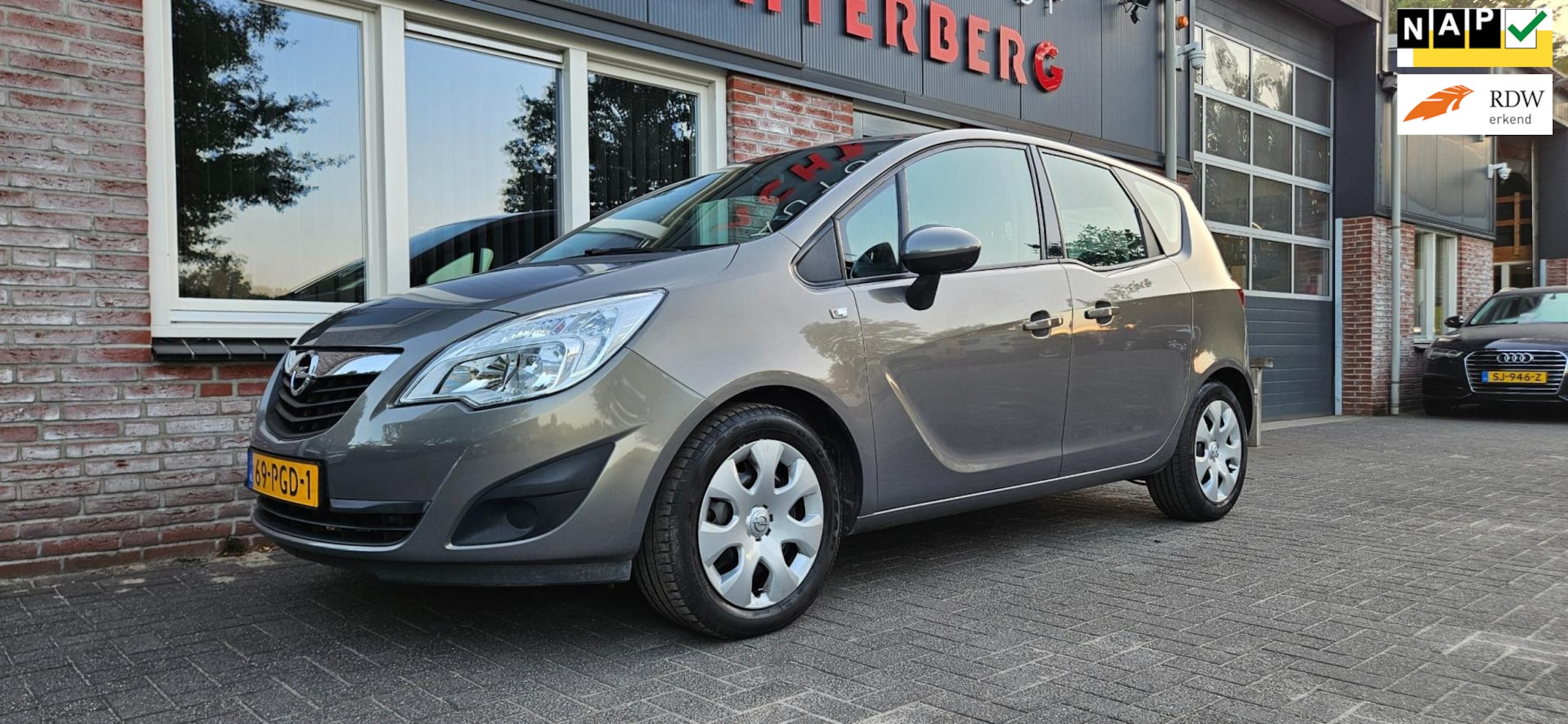 Opel Meriva - 1.4 Turbo Edition Trekhaak! NAP! Airco! Cruise Control! Nette Auto! Dealer Onderhouden! - AutoWereld.nl
