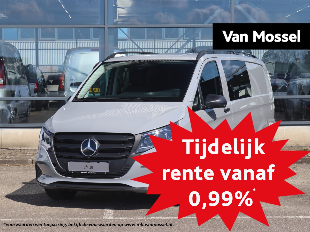 Mercedes-Benz eVito - Dubbel Cabine Lang 66 kWh - AutoWereld.nl