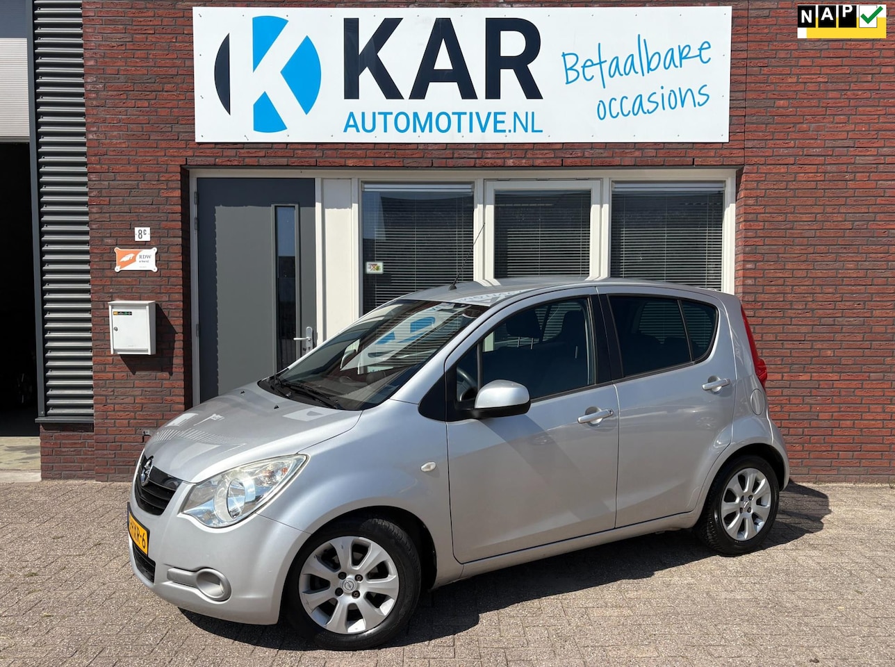 Opel Agila - 1.2 Automaat Enjoy - Slechts 91000 KM NAP - Airco - AutoWereld.nl