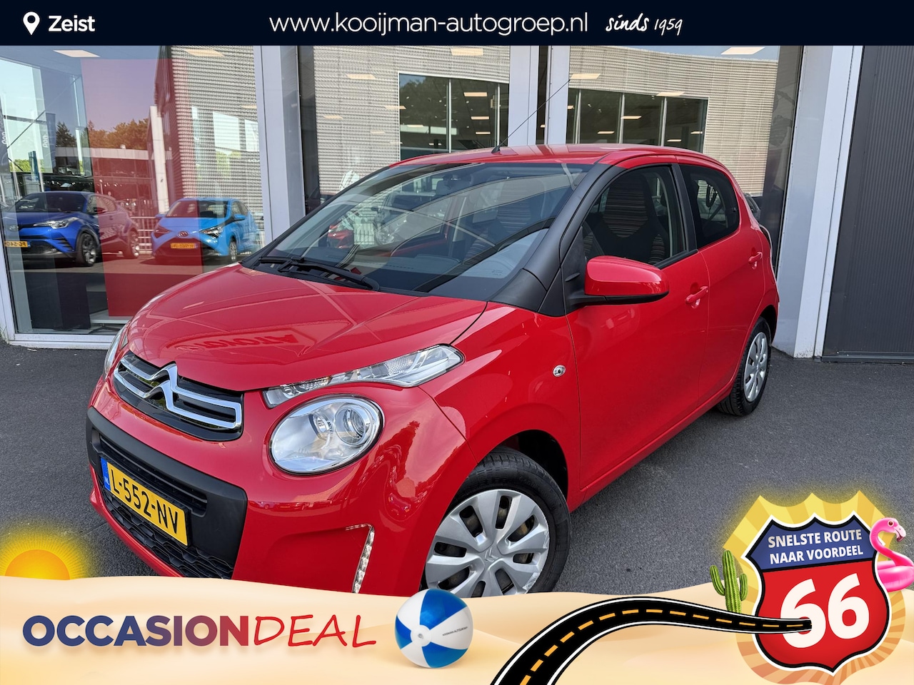 Citroën C1 - 1.0 VTi Feel Airco | Bluethooth - AutoWereld.nl