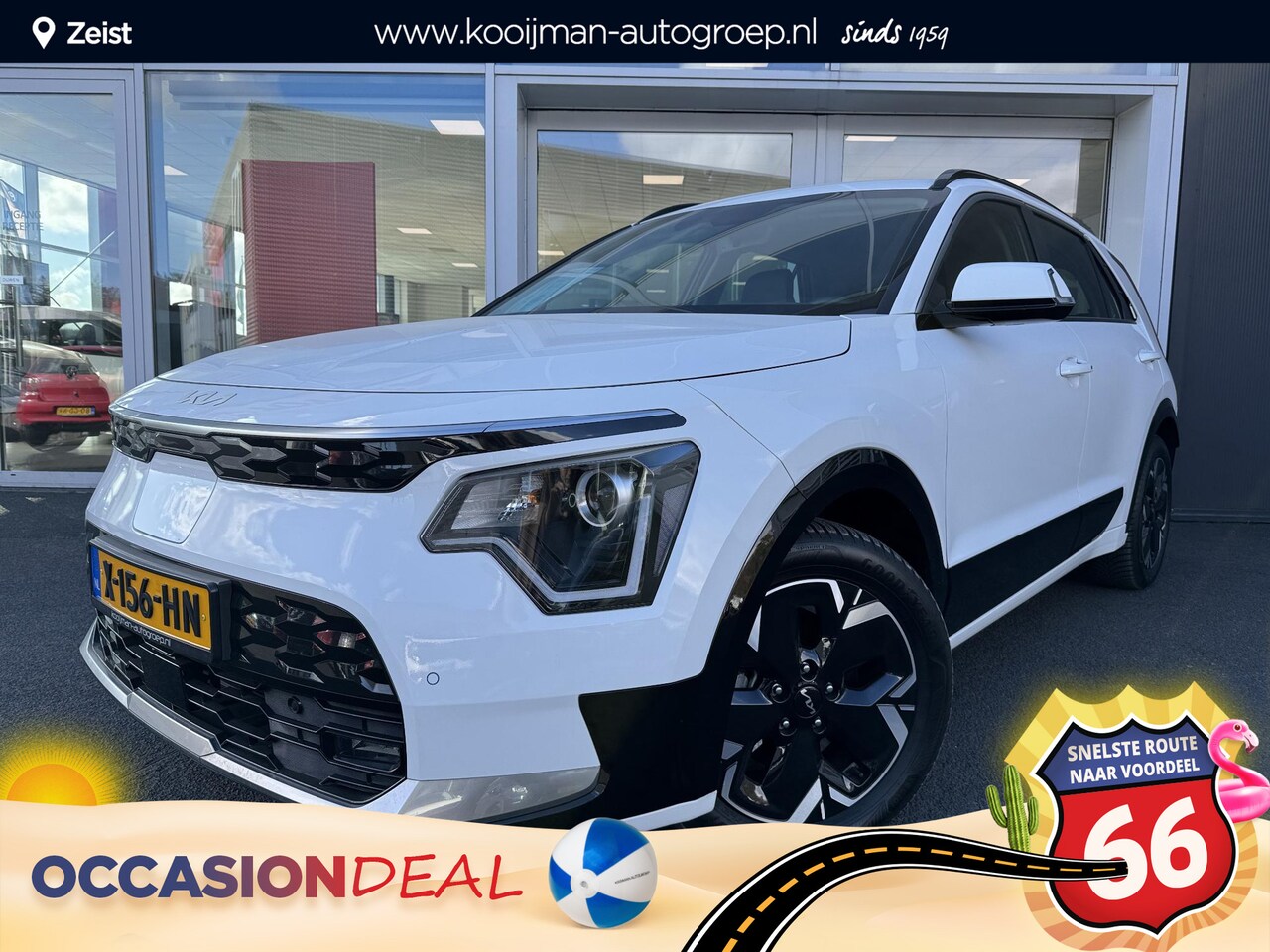 Kia Niro EV - DynamicLine 64.8 kWh 3 Fase laden | Navigatie | Cruise control Adaptieve | Climate control - AutoWereld.nl
