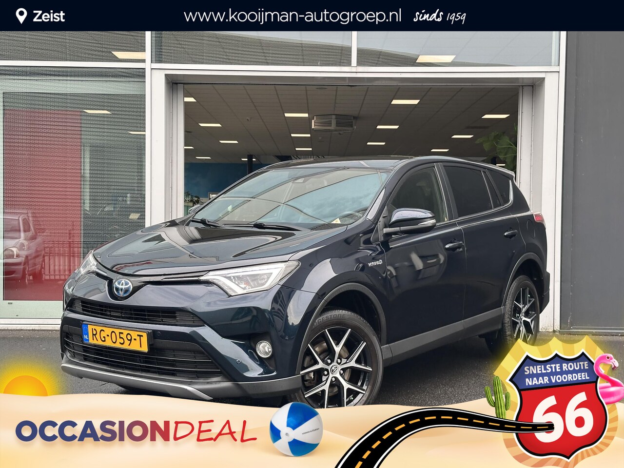 Toyota RAV4 - 2.5 Hybrid Style Klasse 3 alarm | 18 inch | Stoelverwarming | Navigatie | Parkeersensoren - AutoWereld.nl