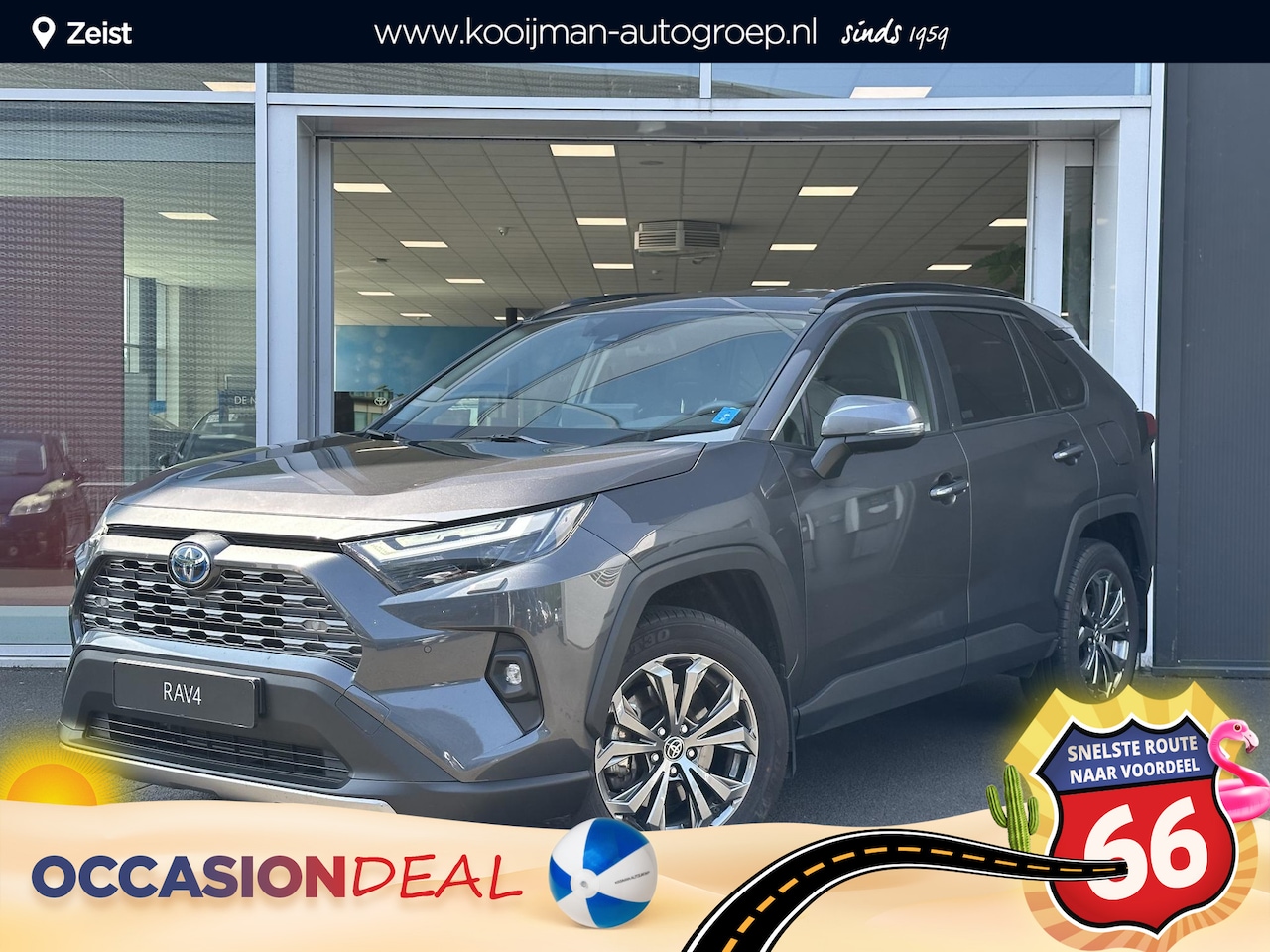 Toyota RAV4 - 2.5 Hybrid AWD Executive Blind Spot | 18 inch | Zwart leder | Parkeersensoren V+A | Stoel/ - AutoWereld.nl