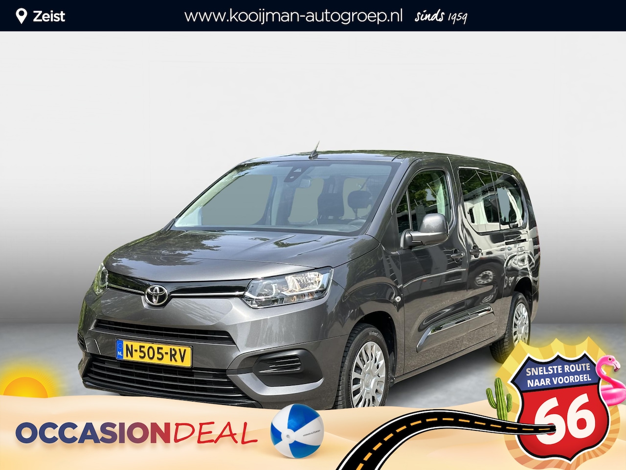 Toyota ProAce City Verso - 1.2 Turbo Professional Long 7p. | Rolstoelauto | Airco | Parkeersensoren | Achteruitrij ca - AutoWereld.nl
