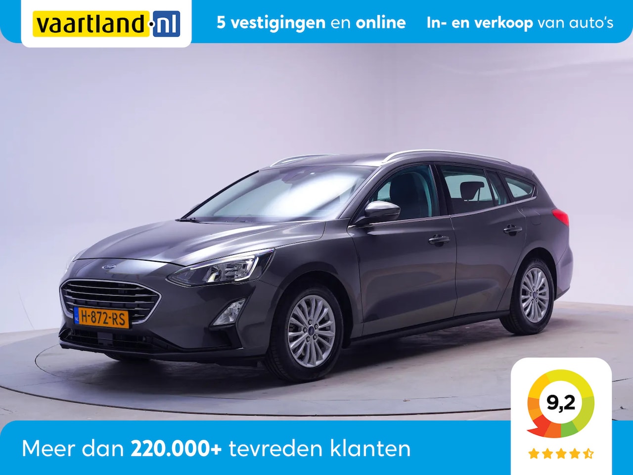 Ford Focus Wagon - 1.0 EcoBoost 125pk Titanium Business [ LED Navi Apple/Android ] - AutoWereld.nl