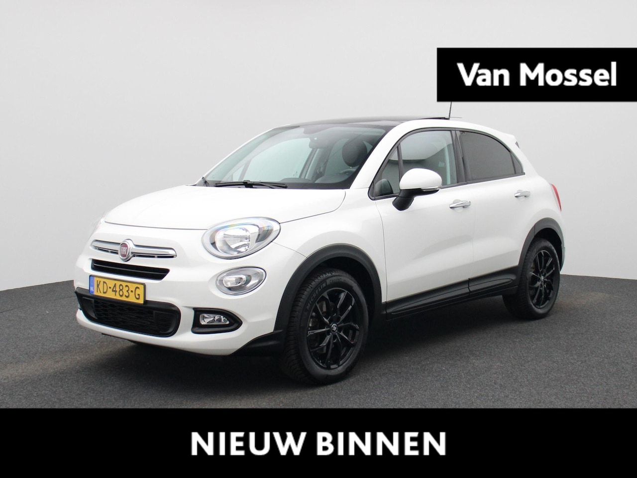 Fiat 500 X - 1.4 Turbo MultiAir PopStar | Lederen Bekleding | Panoramadak | Climate Control | Cruise Co - AutoWereld.nl