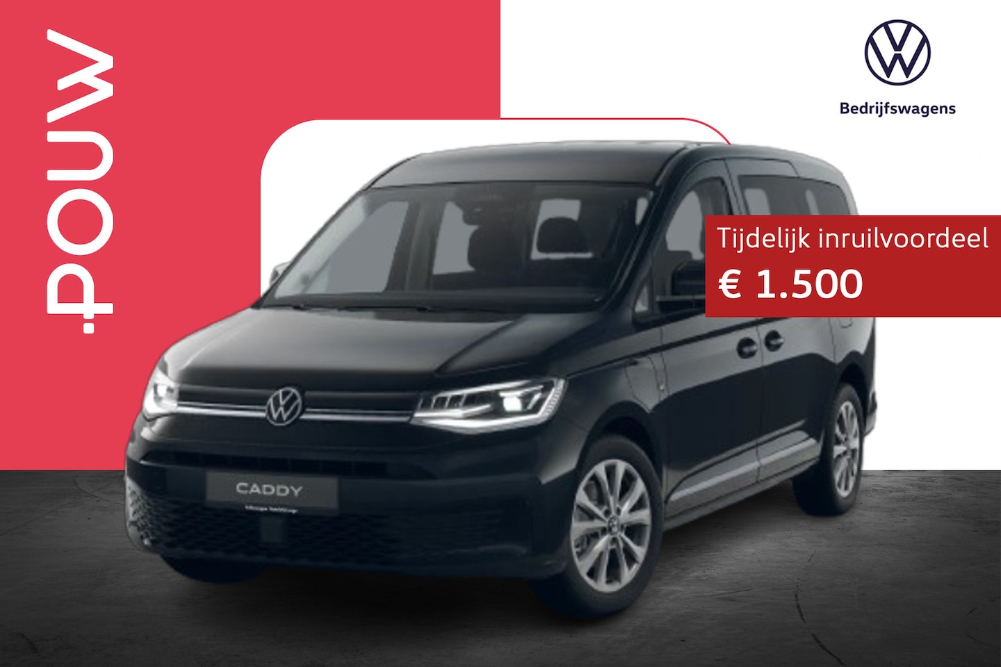 Volkswagen Caddy Maxi - 1.5 TSI 150pk Hybride Style | 17" Velgen | Winter Pakket - AutoWereld.nl