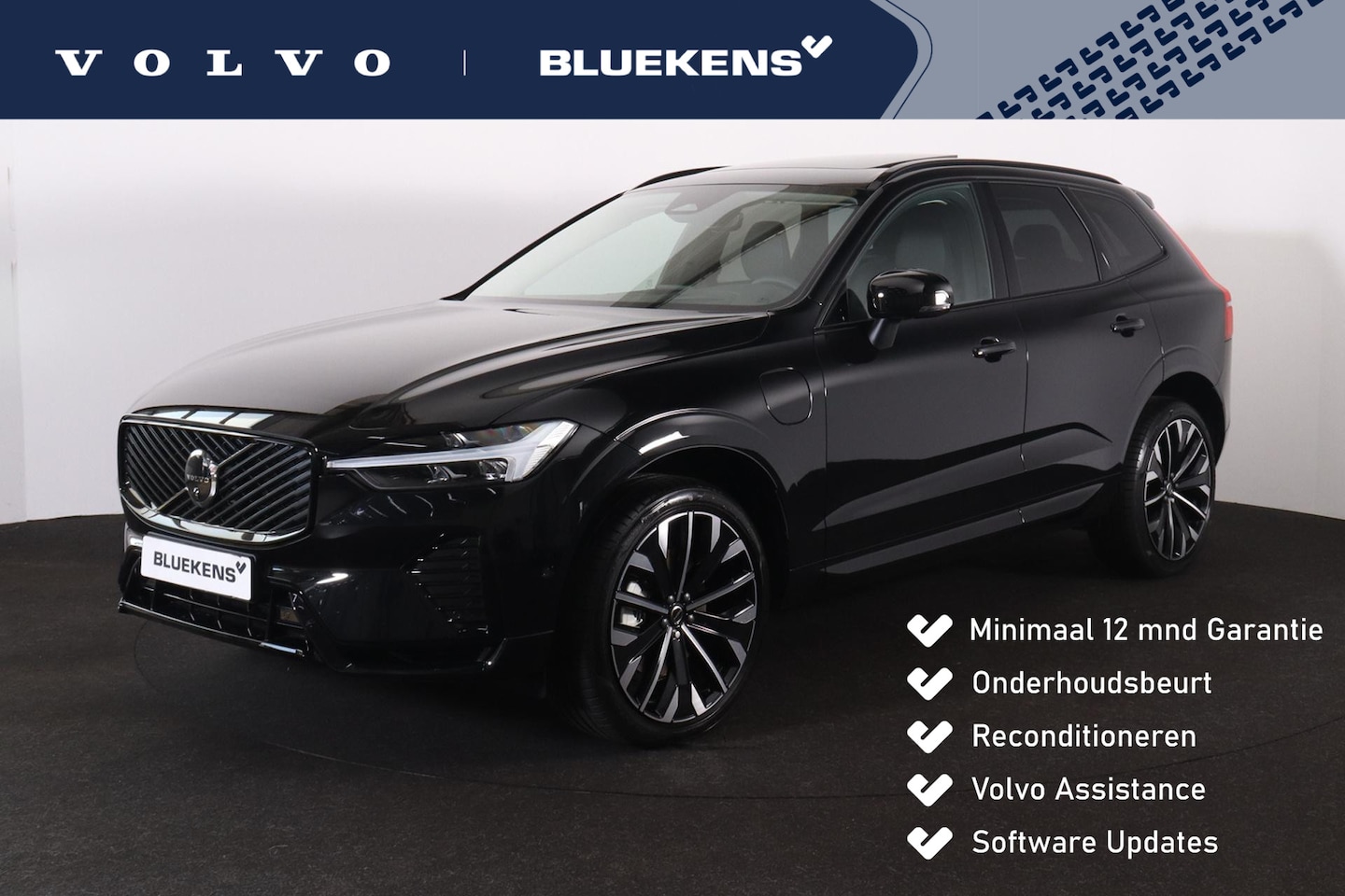 Volvo XC60 - T8 Recharge AWD Ultra Dark - LONG RANGE - Panorama/schuifdak - IntelliSafe Assist & Surrou - AutoWereld.nl