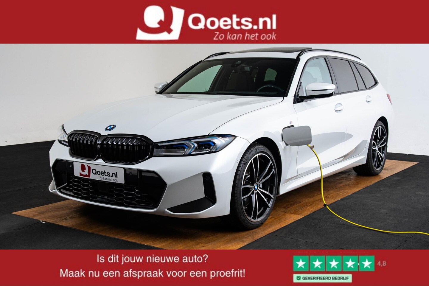 BMW 3-serie Touring - 330e M Sport - Trekhaak - Panoramadak - Parking/Driving Assistant - Hifi - Getinte/Geluidd - AutoWereld.nl