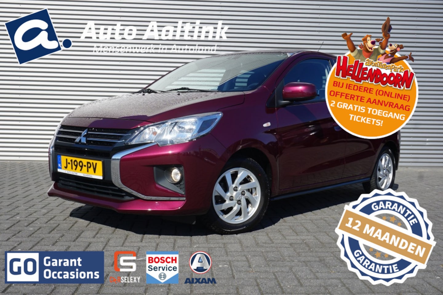 Mitsubishi Space Star - 80PK Active AUTOMAAT AFN.HAAK | 4S BAND | CRUISE | CARPLAY! - AutoWereld.nl