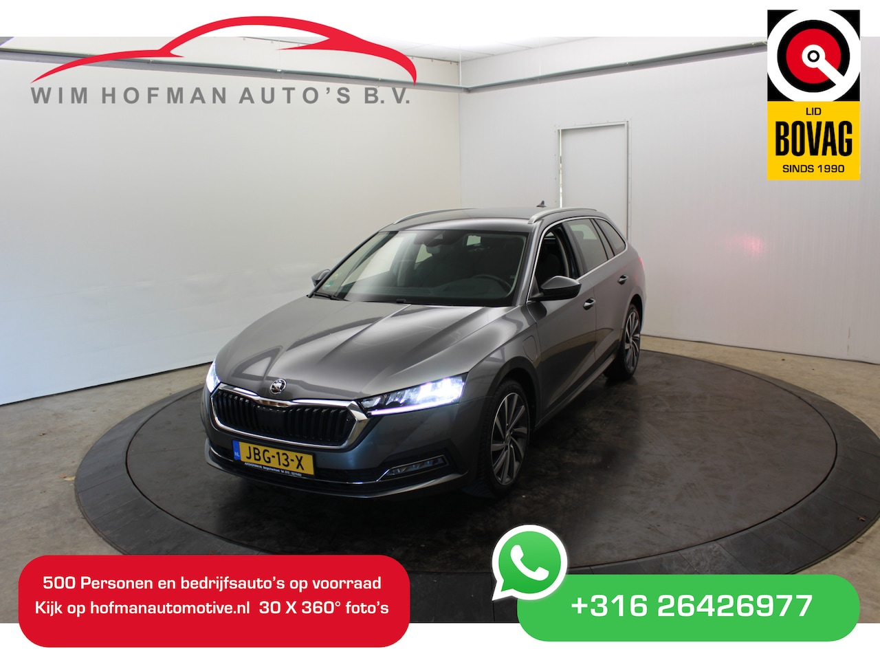 Skoda Octavia - 1.4 TSI iV PHEV Style 1500 Kg Trekgew Camera El. aklep Mem Seats dHoek detec Adap Cruise - AutoWereld.nl