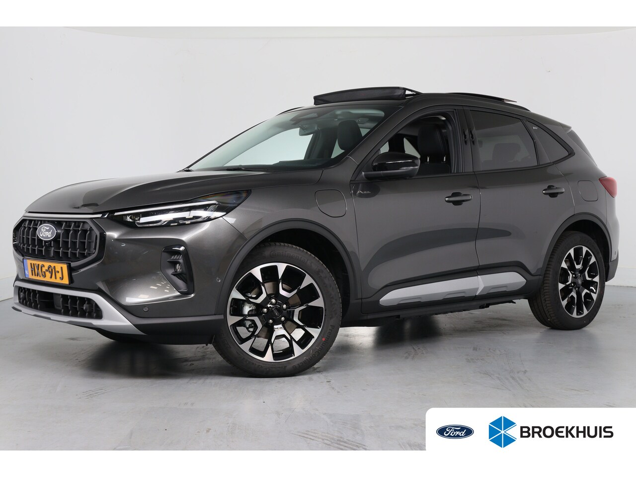 Ford Kuga - 2.5 PHEV Active X | Direct Leverbaar | Wegklapbare Trekhaak | Open Dak | Winter Pack | Tec - AutoWereld.nl