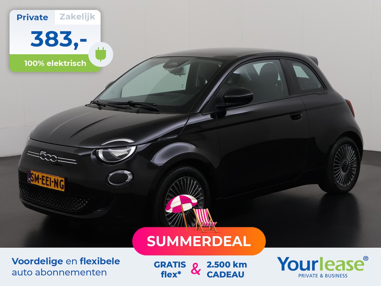 Fiat 500e - Icon 42 kWh | All-in 383,- Private Lease | - AutoWereld.nl