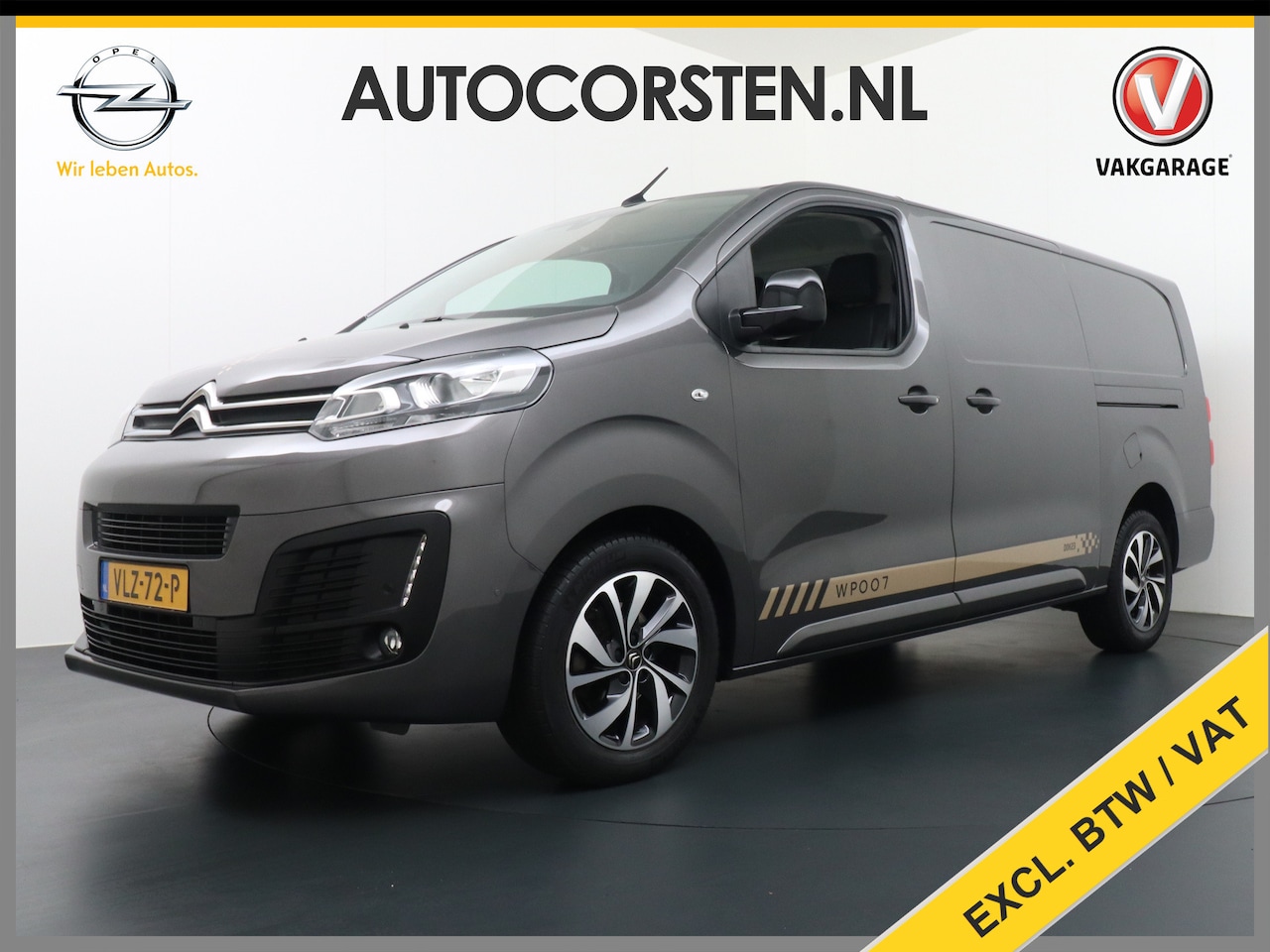 Citroën Jumpy - XL 2.0HDI 145pk L3 3Pers.Navi Apple Carplay Android Auto Financial Lease €301,- p/mnd Airc - AutoWereld.nl