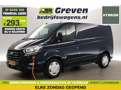 Ford Transit Custom - 1.0 EcoBoost PHEV L1H1 169PK Hybride Automaat Airco Cruise Carplay 3 Persoons LED Navi PDC