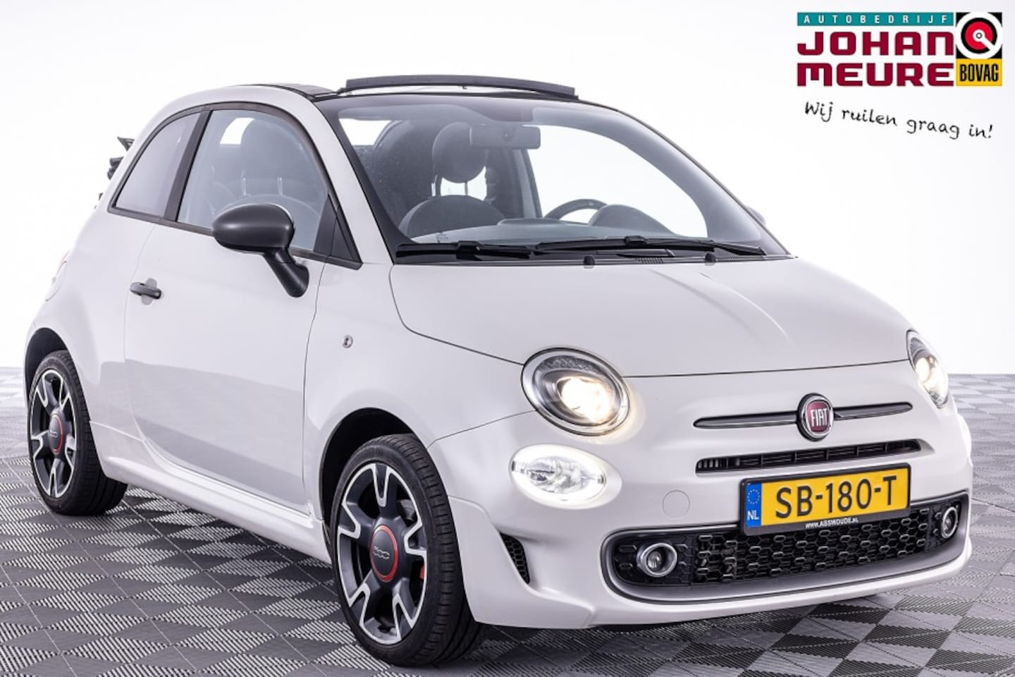 Fiat 500 C - 0.9 TwinAir Turbo Sport | Half Leer | Cruise Control - AutoWereld.nl