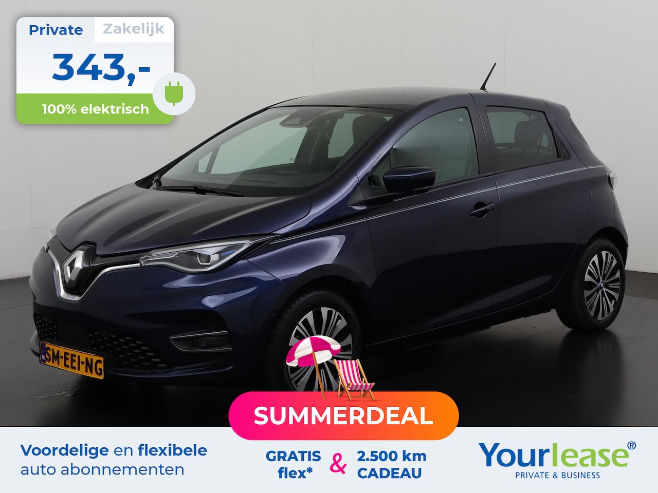 Renault Zoe - R135 Serie Limitee Riviera 52 kWh | All-in 343,- Private Lease | Zondag Open! - AutoWereld.nl