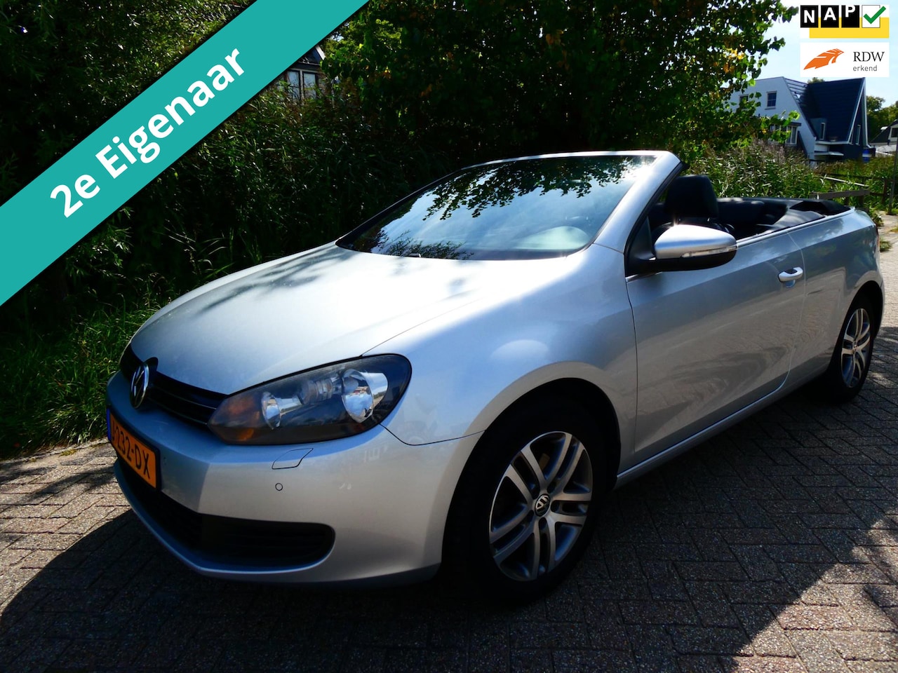 Volkswagen Golf Cabriolet - 1.2 TSI 102pk Clima Cruise Trekhaak PDC 2e eig. - AutoWereld.nl