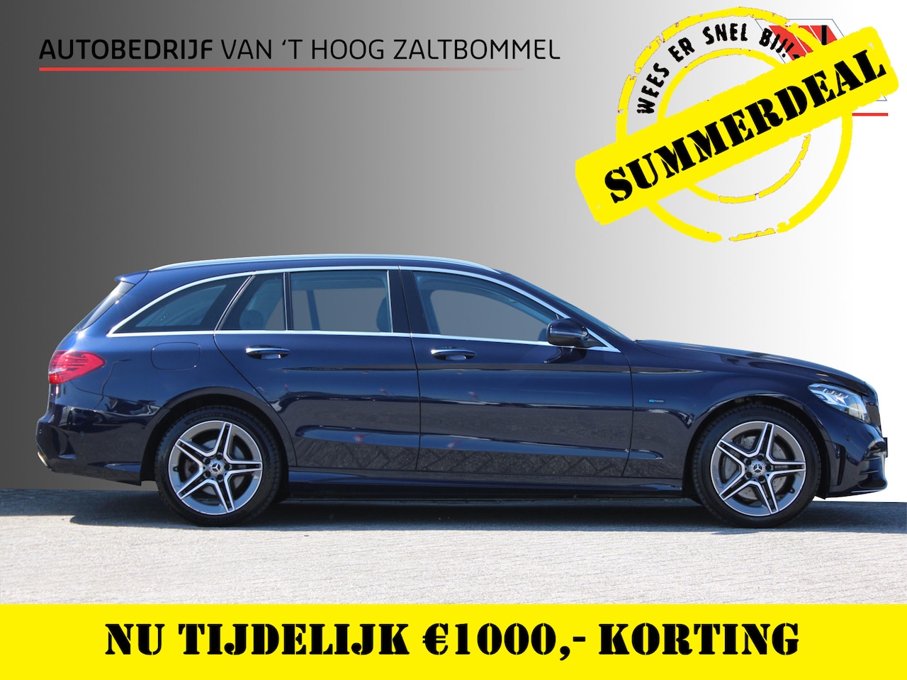 Mercedes-Benz C-klasse Estate - 300e Business Solution AMG COMAND NAVI KEY-LESS GO CARPLAY <<59.672KM> - AutoWereld.nl