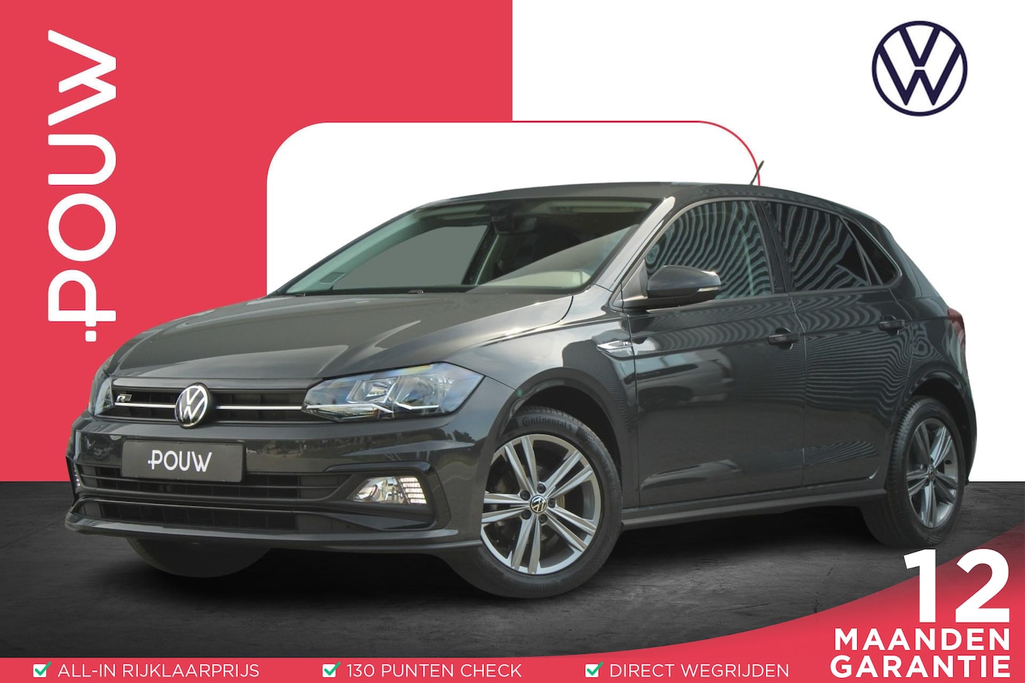 Volkswagen Polo - 1.0 TSI 95pk R-Line Edition | Apple Carplay/Android Auto | Achteruitrijcamera | 16" LMV - AutoWereld.nl