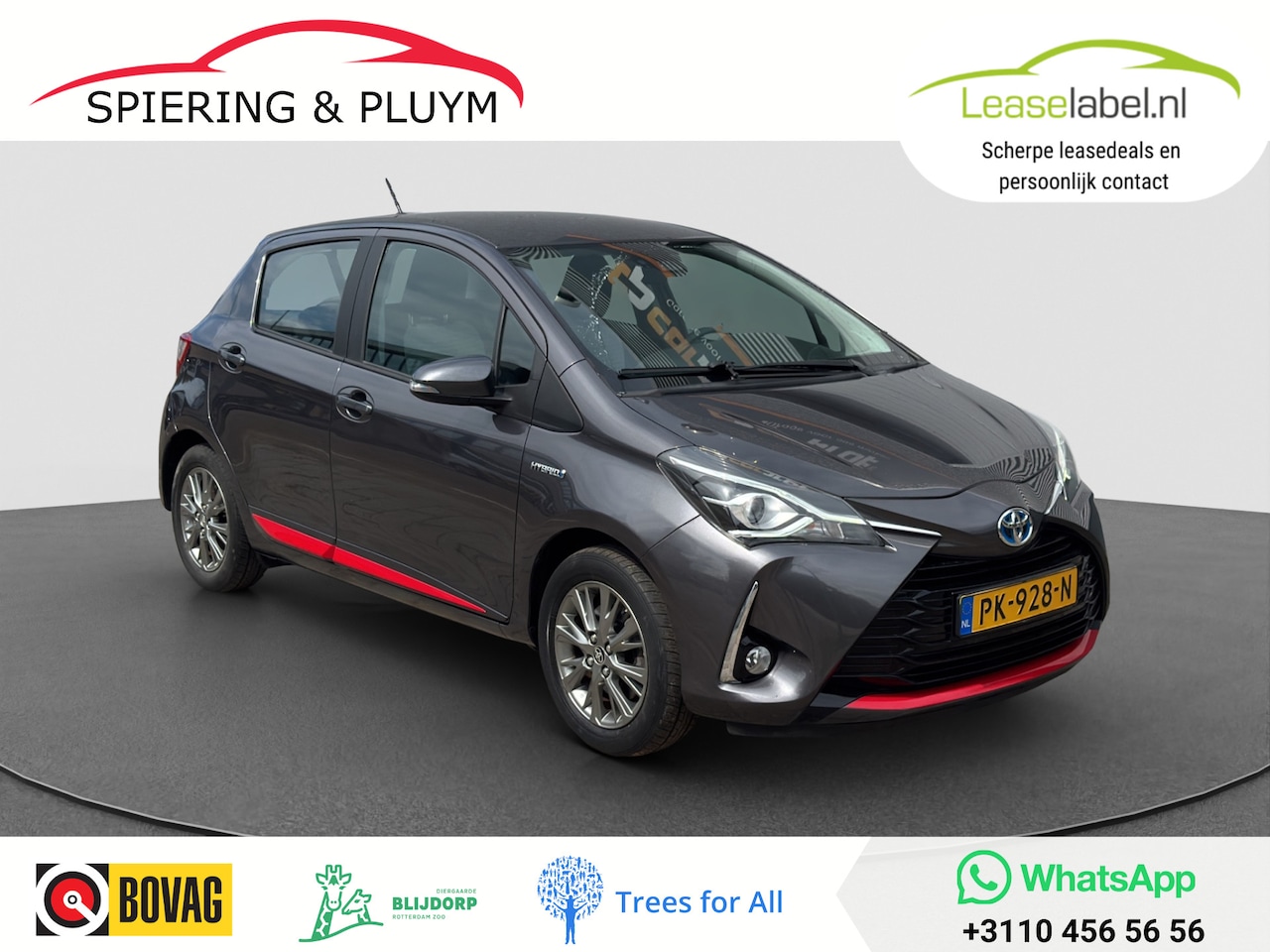 Toyota Yaris - 1.5 Hybrid Design Red | Camera | Safety Sense - AutoWereld.nl