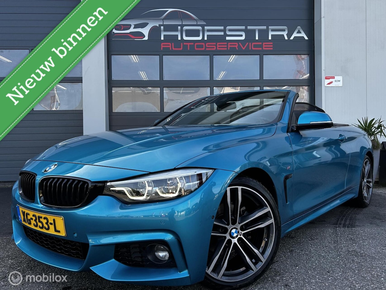 BMW 4-serie Cabrio - 420i M-Sport Trekhk H&K Gr-Navi Nekverw Uniek! - AutoWereld.nl