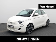 Fiat 500 - La Prima 42 kWh | NAVIGATIE | ACHTERUITRIJCAMERA | STOELVERWARMING | LEDEREN STOELEN | CLI