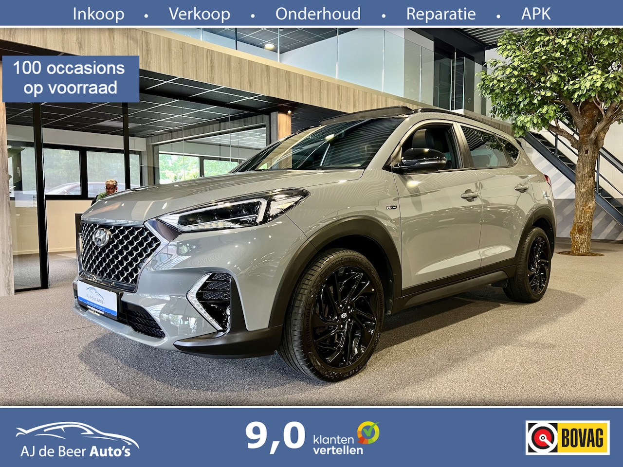 Hyundai Tucson - 1.6 T-GDI N-Line Automaat | Panorama | Trekhaak | Stoelverwarming - AutoWereld.nl