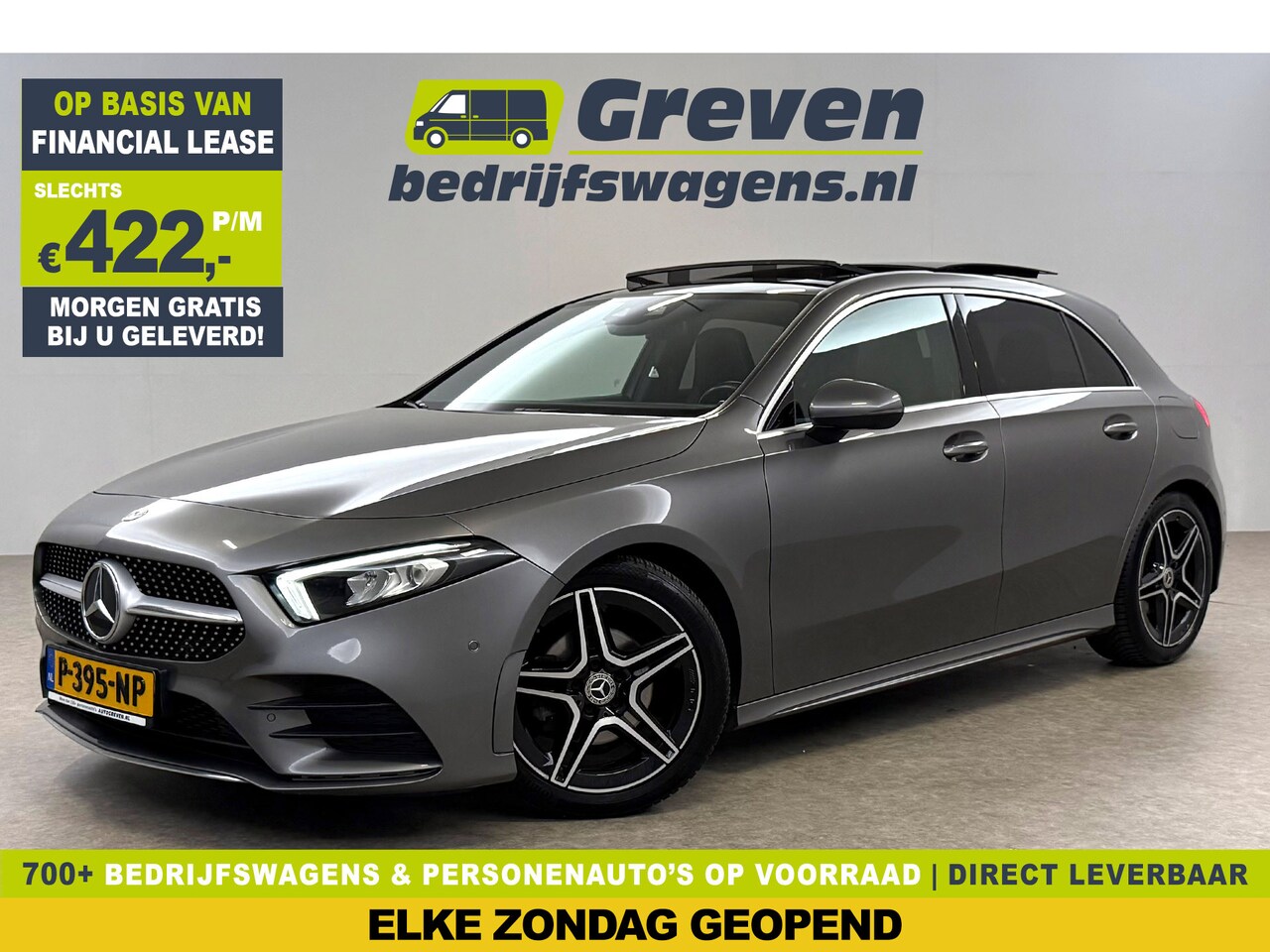 Mercedes-Benz A-klasse - 180 AMG Pano Sfeerverl. LED Carplay Virtual Clima Cruise Navi PDC 18''LMV - AutoWereld.nl