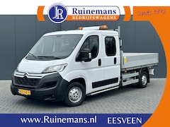 Citroën Jumper - 2.2 140 PK EURO 6 / PICK UP / OPEN LAADBAK / 1e EIG. / 40.591 KM / 7 PERS. DUBBEL CABINE /