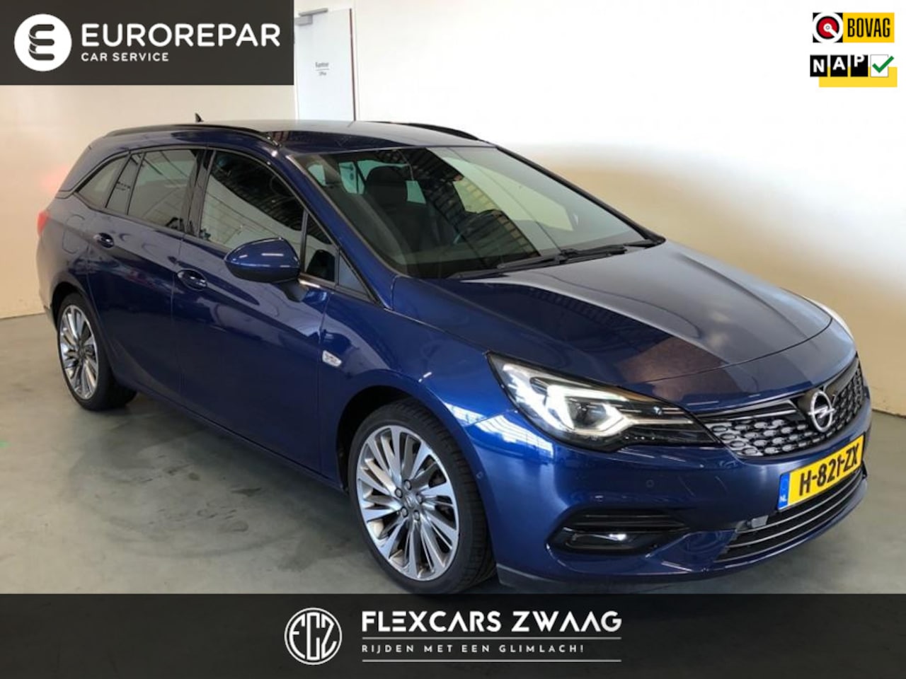 Opel Astra Sports Tourer - 1.2 Turbo 145pk Ultimate - Navi - Leder - Trekhaak - Winterpakket - Org.NL - AutoWereld.nl