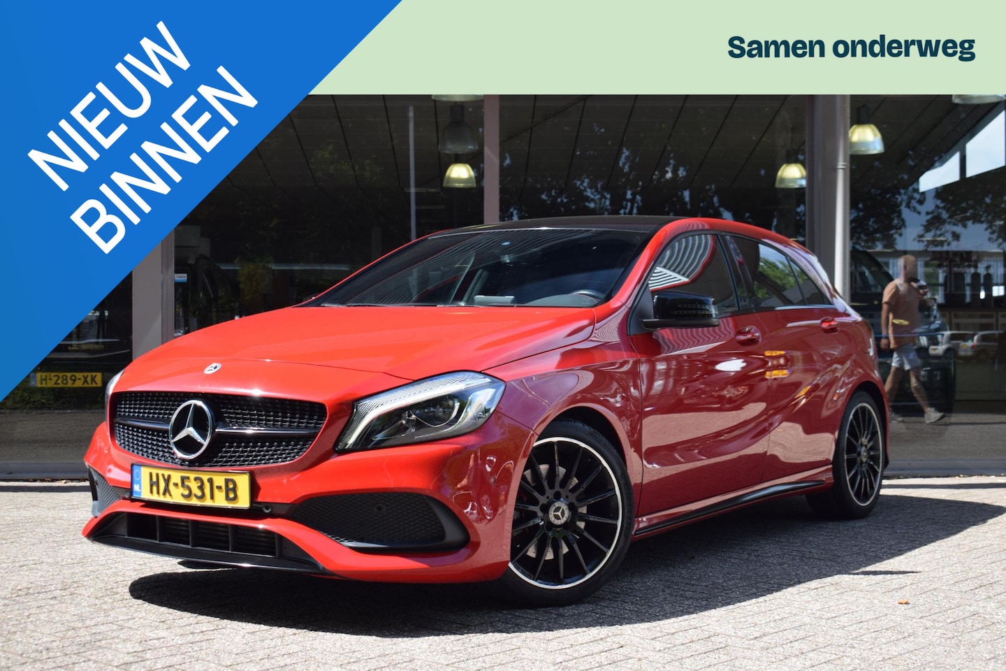 Mercedes-Benz A-klasse - 250 Sport Ambition AMG/LED/Stoelverw/NAV/Leder/ - AutoWereld.nl