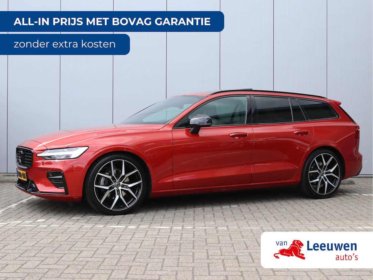 Volvo V60 - 2.0 B3 R-Design | 20" Polestar | Black optiek | Panoramadak | H&K | Trekhaak - AutoWereld.nl