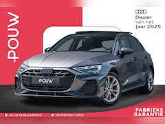 Audi A3 Sportback - 30 TFSI 115pk S-tronic MHEV S Edition | Panoramadak | Optiek Zwart | PDC