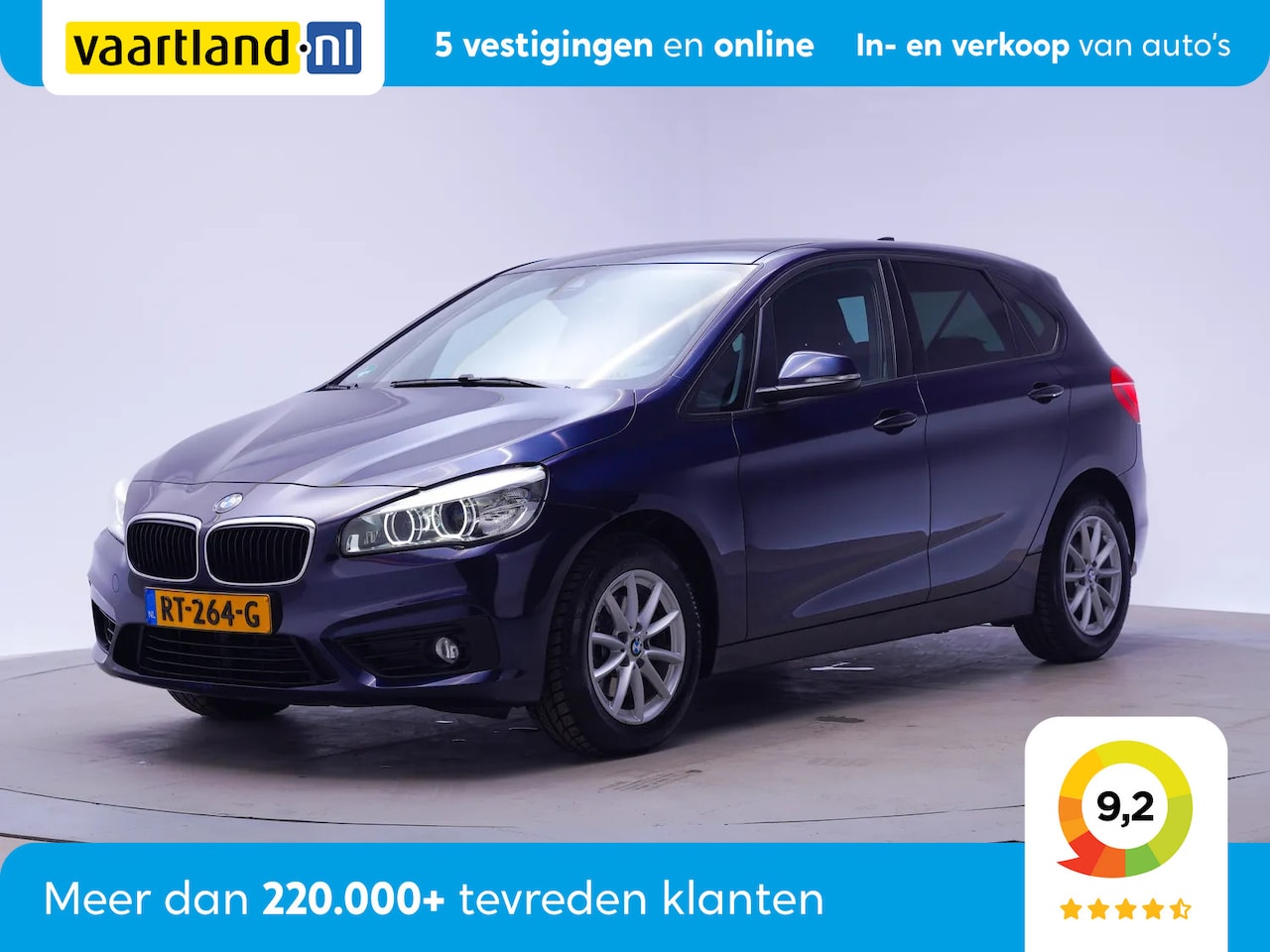 BMW 2-serie Active Tourer - 218i Corporate Lease Executive Aut. [ Navi Parkeersensoren Cruise Control ] - AutoWereld.nl
