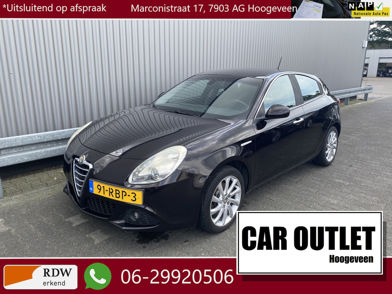 Alfa Romeo Giulietta - 1.4 T Distinctive Clima, Navi, CC, PDC, LM, nw. APK – Inruil Mogelijk – - AutoWereld.nl