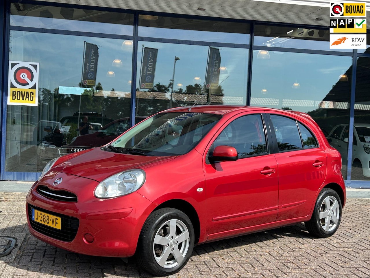 Nissan Micra - 1.2 Acenta 5Drs Airco LM-Velgen Bluetooth Elek.Pakket Dealeronderhouden! - AutoWereld.nl