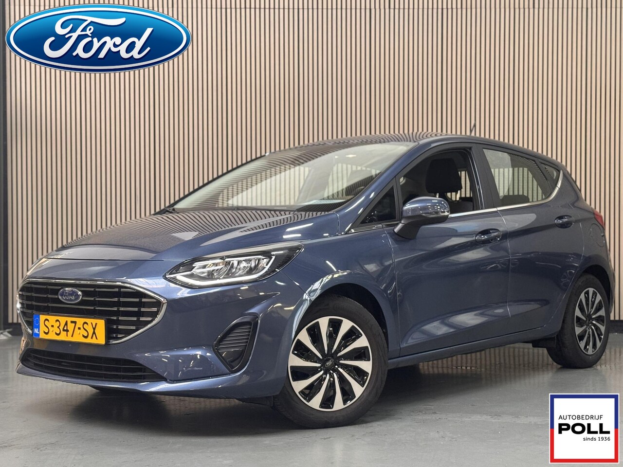 Ford Fiesta - 125pk EcoB Hybrid Titanium Climat Cruise Parkeersensoren Fabrieksgarantie 5-4-2028 / max. - AutoWereld.nl