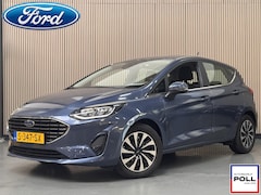 Ford Fiesta - 125pk EcoB Hybrid Titanium Climat Cruise Parkeersensoren Fabrieksgarantie 5-4-2028 / max.