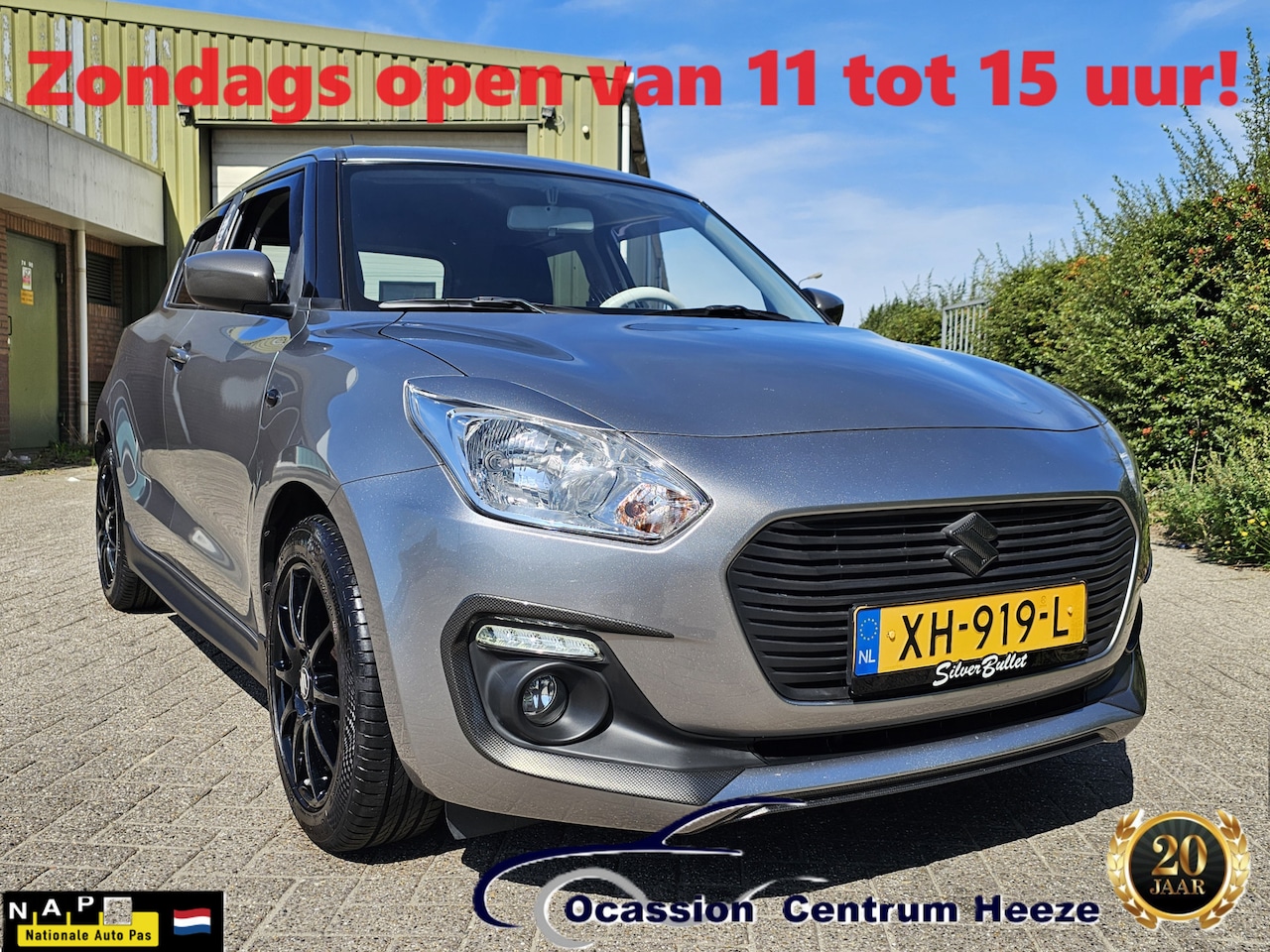 Suzuki Swift - 1.2 "Silver Bullet"! Special Ed! Carplay! Camera! Zondag OPEN! - AutoWereld.nl