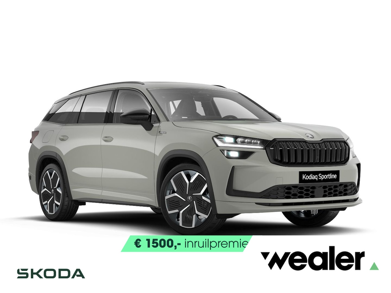 Skoda Kodiaq - Sportline Business 1.5 TSI PHEV 150 kW | Panorama Dak | Familie Pakket | 20" Lichtmetalen - AutoWereld.nl