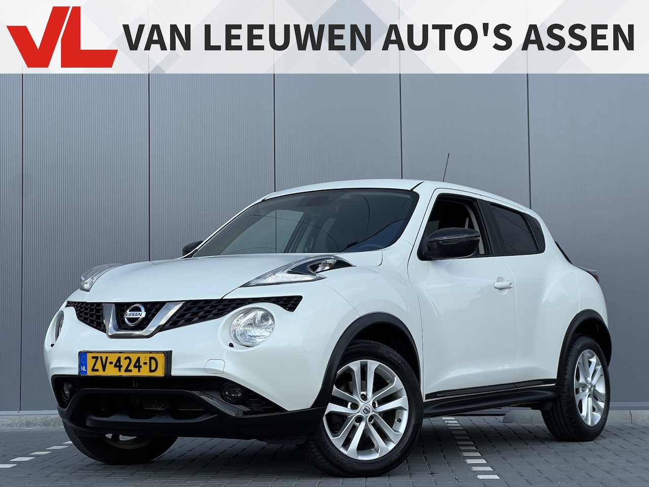 Nissan Juke - 1.2 DIG-T S/S N-Connecta | Dealer onderhouden | Parelmoer wit | Keyless - AutoWereld.nl