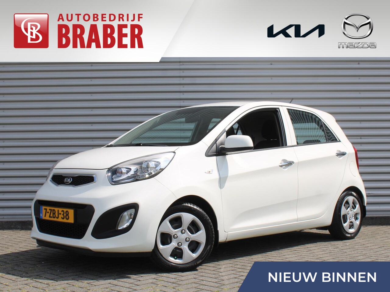 Kia Picanto - 1.0 CVVT BusinessLine | Trekhaak | Navi | 5-Drs | Airco | Eerste eigenaar | Dealer onderho - AutoWereld.nl