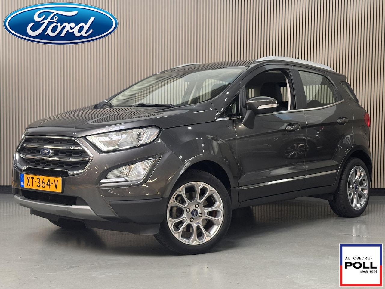 Ford EcoSport - 125pk EcoBoost Titanium Navi Camera Trekhaak Leer 17" LM velgen Dealeronderhouden - AutoWereld.nl