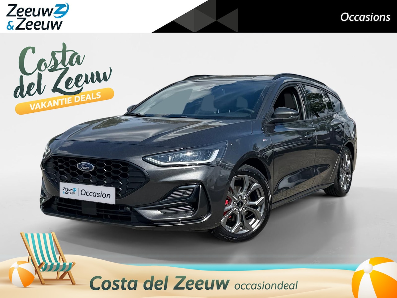 Ford Focus Wagon - 1.0 EcoBoost Hybrid ST Line | Winter pack | Parking Pack | 12 Maanden garantie - AutoWereld.nl