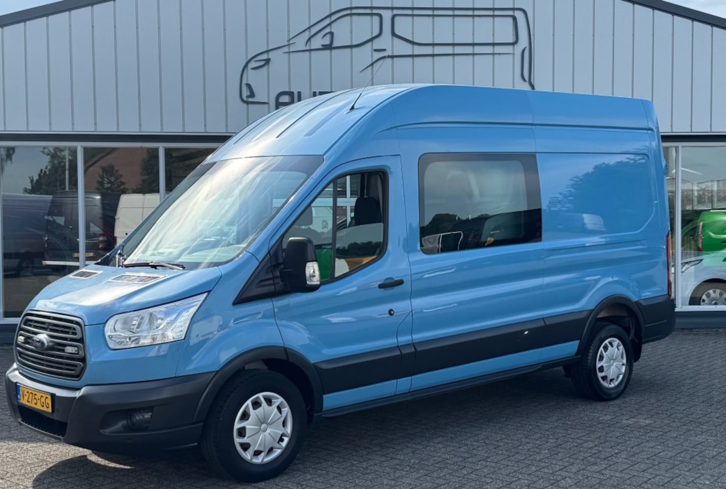 Ford Transit - 2.0 TDCI 125KW 170PK DC DUBBELE CABINE L3H2 EURO 6 AIRCO/ NAVIGATIE/ CRUISE CONTROL/ TREKH - AutoWereld.nl