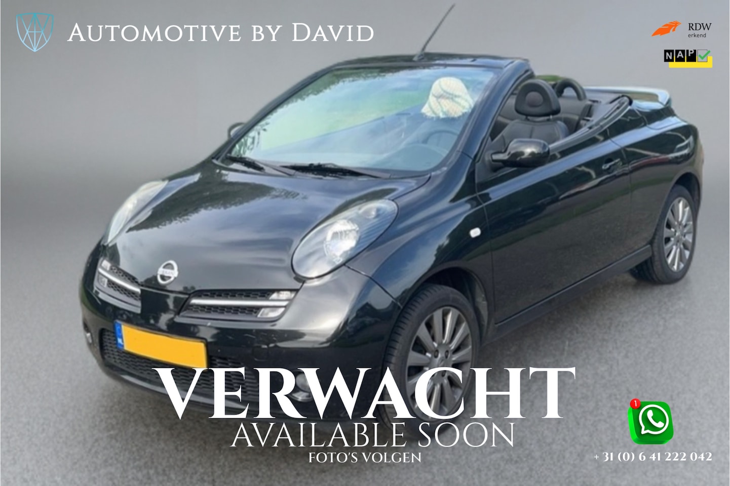 Nissan Micra - 1.6 110 pk CABRIO TEKNA PLUS / NIEUWE APK / VOLLEDIGE ONDERHOUDSHISTORIE / CLIMATE CONTROL - AutoWereld.nl