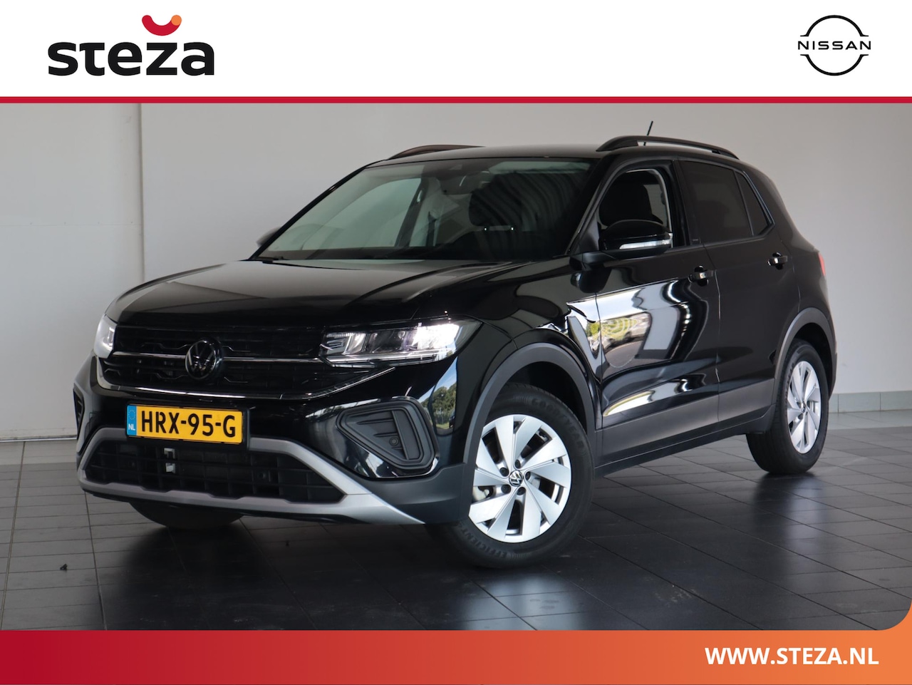 Volkswagen T-Cross - 1.0 TSI Life | Deep Black | Automatische airco | Parkeersensoren v+a | Adaptieve cruise co - AutoWereld.nl