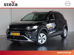 Volkswagen T-Cross - 1.0 TSI Life | Deep Black | Automatische airco | Parkeersensoren v+a | Adaptieve cruise co